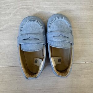 Janie and Jack Blue Baby Penny Loafer